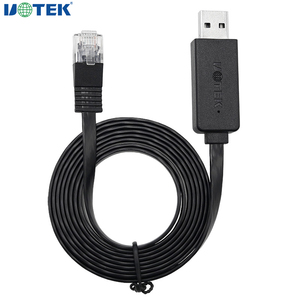UOTEK yüksek kalite 1.5M USB AM RJ45 RS232 konsolu hata ayıklama dönüştürücü kablosu USB2.0 RS-232 RJ45 adaptör konektörü tel UT-883R - Product Image 1
