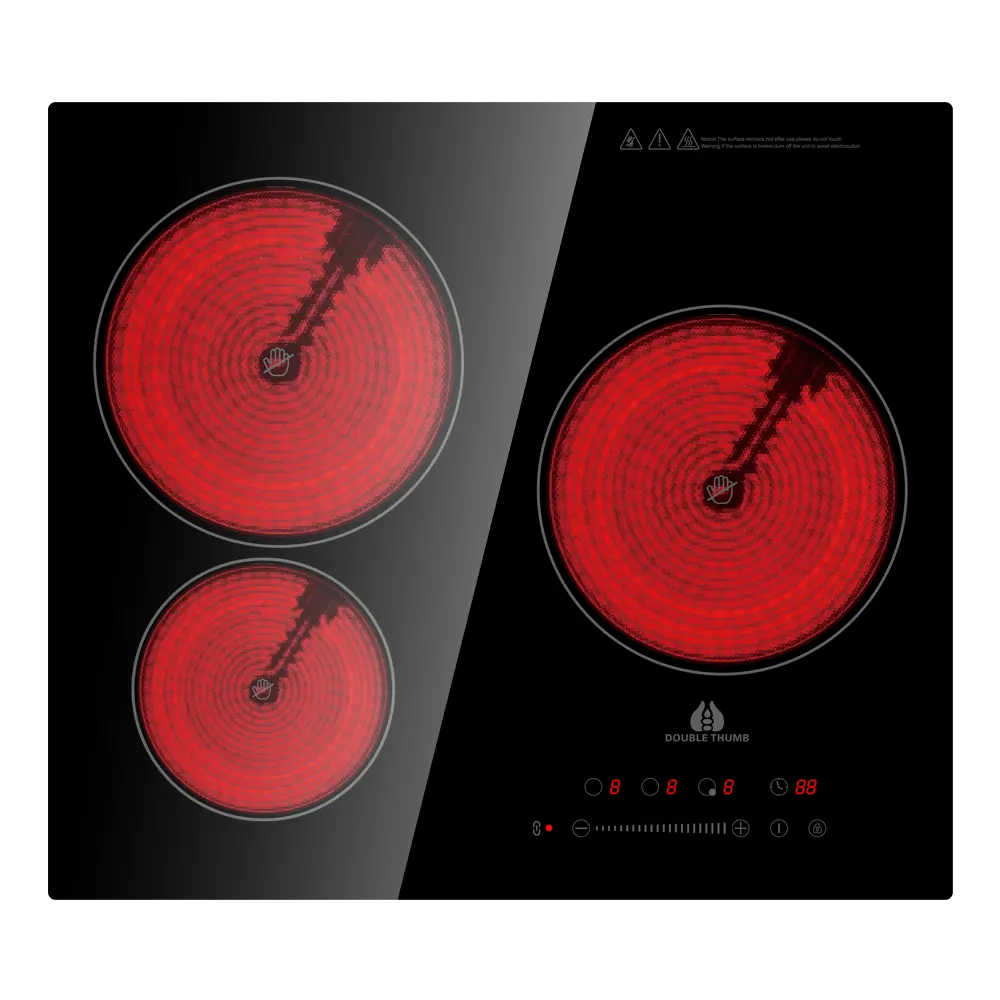 CB CE Küchengerät Keramik kochfeld drei Brenner elektrisch eingebauter Kochherd/handels üblicher Induktion sherd/tragbarer