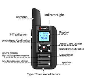 Radio portatili digitali a due vie radio di comunicazione a due vie de longo alcance dmr gsm poc per ristorante - Product Image 6