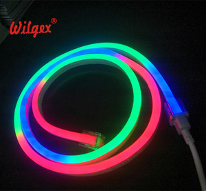 แถบไฟ LED ตั้งโปรแกรมได้360องศา DIA 18มม. พิกเซล RGB WS2811 SPI DMX - Product Image 4