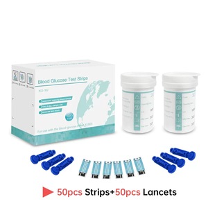 ZY-BGM1 accu2 Glucose Meter không xâm lấn glucometer thông minh lượng đường trong máu Màn hình máy đo đường huyết tiểu đường kiểm tra Strips - Product Image 5