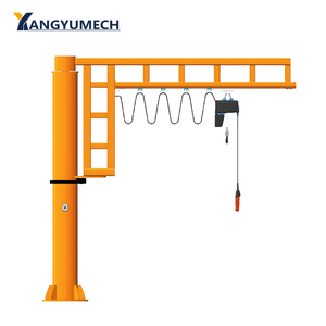 1 tonne 2 tonnes 3 tonnes 5 tonnes 10 tonnes colonne portable plancher d'atelier bras en porte-à-faux grue avec palan - Product Image 5