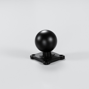 High Quality 1.5'' Ball <strong>Mount</strong> Base with 4-Hole AMPS Square Plate Compatible with RAM <strong>Mounts</strong> B Size Double Socket Arm