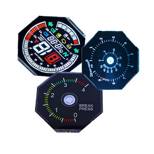 Grande Display 7 segmenti monocromatico moto tachimetro Display LCD prezzo di fabbrica personalizzato TN HTN VA FSTN - Product Image 1