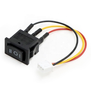 3 PIN 250V maks. Gerilim kablo işleme ile 6A ON-OFF-ON 3 pozisyon Rocker anahtarı - Product Image 6