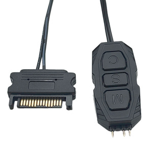 QiuzAim 5v 3pin RGB <strong>Control</strong> Simple Easy to <strong>Use</strong> Mini ARGB Lighting Color Controller Hub Make Your <strong>Computer</strong> Full of Fantasy Colors - Product Image 4