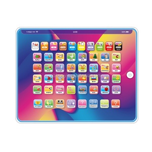 Juguete de aprendizaje de español preescolar tableta educativa temprana LED LCD Pad máquina de aprendizaje para niños - Product Image 2
