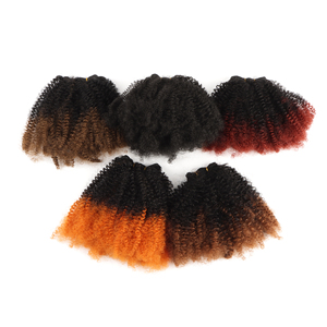 Orientfashion Hot Bán siêu mềm pha trộn afro kinky tóc sợi ngang với đóng cửa cho phụ nữ tóc - Product Image 1