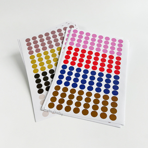Venta al por mayor autoadhesivo punto círculo pegatina círculo codificación etiquetas de colores punto pegatinas - Product Image 1
