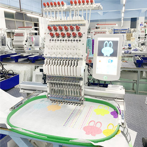5 Years Warranty Free Instruction Single Heads 12/15 Needles Automatic <strong>Computer</strong> Control Multi Functional Embroidery <strong>Machine</strong> - Product Image 2