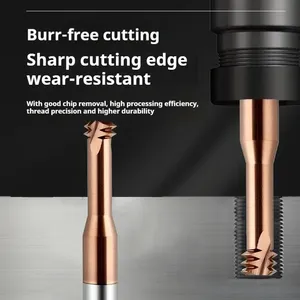 Direct Manufacturer Concrete Milling <strong>Cutter</strong> M1.2 M1.6 M2 M2.5 M3 M4 M5 M6 M8 <strong>M10</strong> M12 Multi-Flute End Mill - Product Image 5
