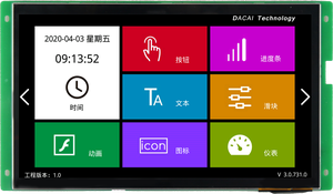 Hochwertiges kapazitives 10,1-Zoll-1024*600 RS232/TTL-Touch-Smart-<span class=keywords><strong>UART</strong></span>-<span class=keywords><strong>LCD</strong></span>-<span class=keywords><strong>Display</strong></span> Serielles TFT-<span class=keywords><strong>Display</strong></span>