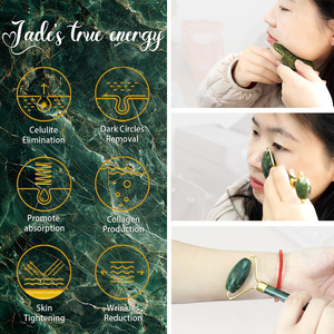 Ücretsiz örnek natrual xiuyan yeşim taş mookaite jasper gua sha kutusu ile visage dökün - Product Image 4