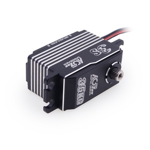 AGFRC 360 derece Servo Motor 12th RC parçaları 0.073Sec 35KG 3S IP67 2BB çelik dişliler fırçasız 12V RC canavar arabalar için RC Servo - Product Image 4