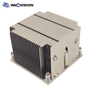 Supermicro Lenevo Inspur sunucuları 2U-2011SP için sessiz 2U pasif LGA2011 kare LGA2066 sunucu soğutucu - Product Image 1