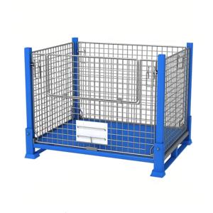Contenedor de alambre plegable de grado industrial Capacidad de carga pesada Profesional - Product Image 5