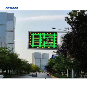 Xingcai P10จุ่มกลางแจ้ง LED ติดผนังวิดีโอความเร็วสูง, โมดูลจอแสดงผลแบบจุ่มลงบนหน้าจอ LED นำทางการจราจร P10