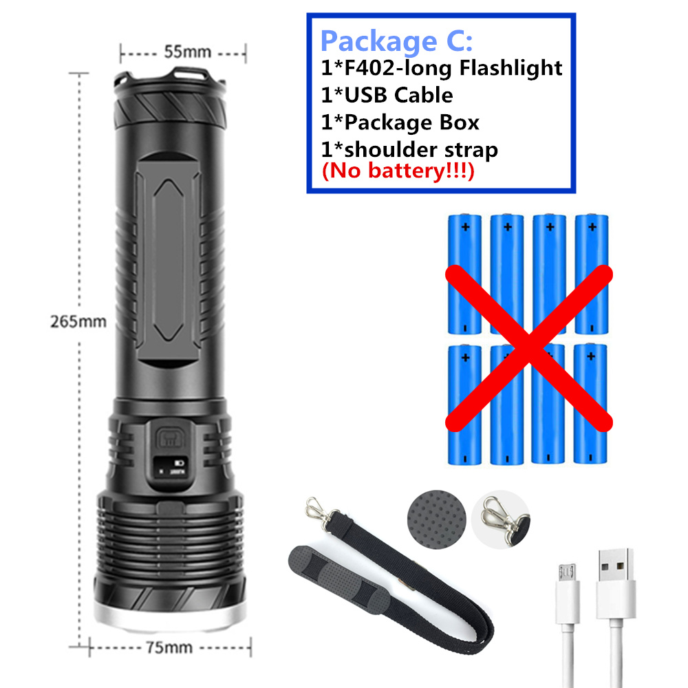 Negro-Largo Sin baterías