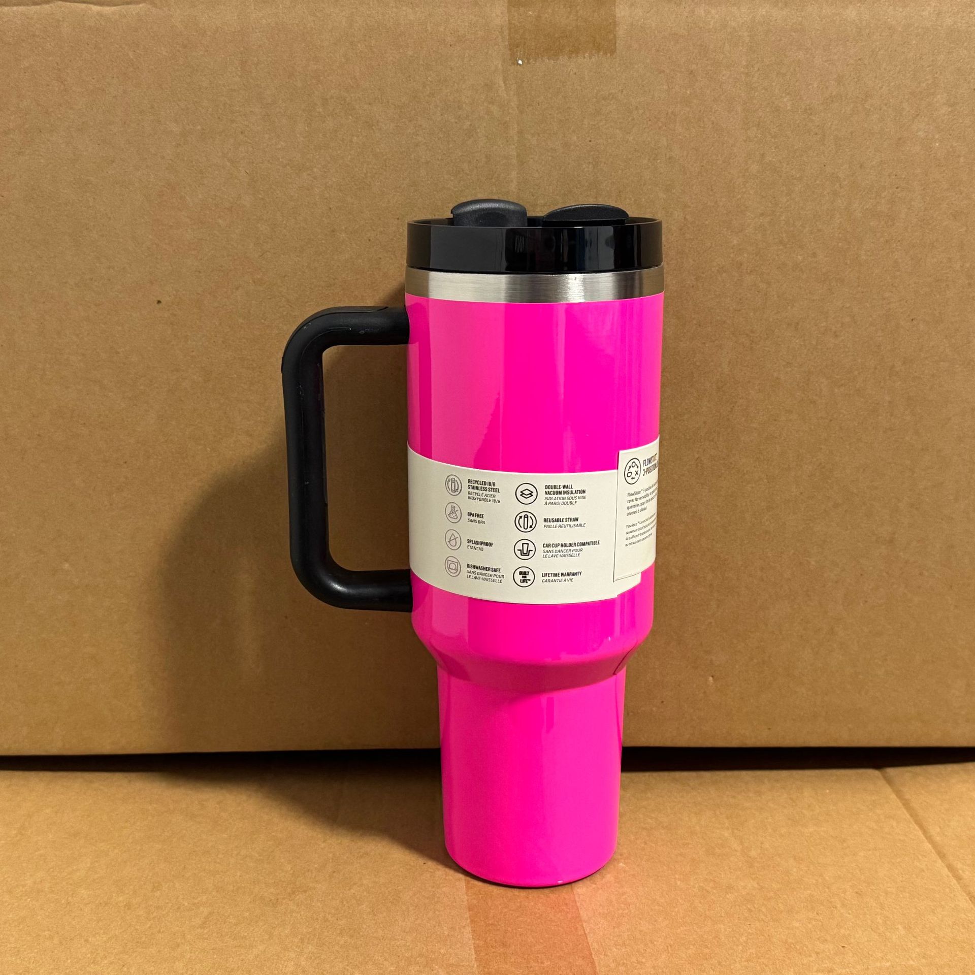 Rose rouge fluo