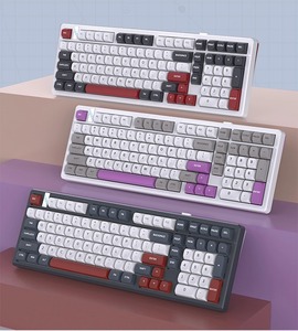 K102 Wireless BT Wired Tri-mode 101 Keys Ergonomics Hot Swap RGB <strong>Computer</strong> Gamer Gaming Mechanical <strong>Keyboard</strong> - Product Image 6
