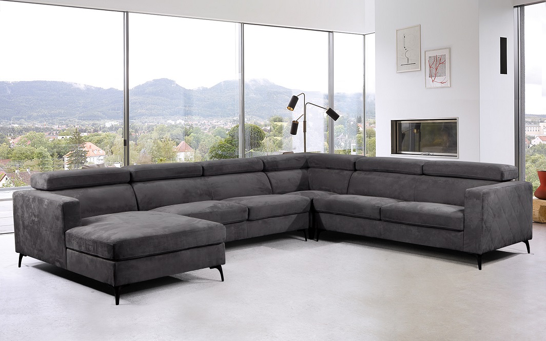 Modern design luxury living room sofa set sectional couch in the living room