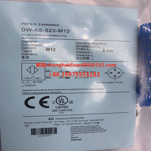 Brand New <span class=keywords><strong>Proximity</strong></span> Switch <span class=keywords><strong>Sensor</strong></span> DW-AS-523-M12 DW-AS-524-M12 Disponível em Estoque