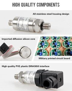 Trasmettitore del trasduttore del sensore di pressione del manometro di uscita analogico dell'acciaio inossidabile 10Kpa 400Bar 0.25% F.S - Product Image 4