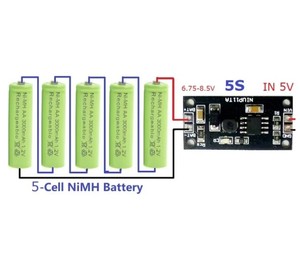 1-8s 1.2V-9.6V NiMHNiCdバッテリー専用充電器充電モジュールボード - Product Image 6