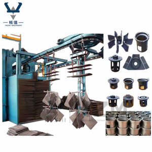 Continuous Automatic Overhead Rail Conveyor <strong>Tunnel</strong> <strong>Shot</strong> <strong>Blasting</strong> <strong>Machine</strong> Hanging Chain Type