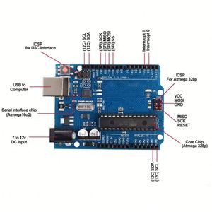 Scheda di sviluppo compatibile ad alta tecnologia uso per uno R3 scheda di sviluppo modulo microcontrollore chip atmega328p - Product Image 2