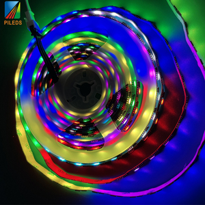 Sinal duplo Inteligente RGB <span class=keywords><strong>Pixel</strong></span> Flexível <span class=keywords><strong>LED</strong></span> Strip Iluminação 60LED/M 60IC/M 60Pixel/M WS2815 GS8208 Cor dos Sonhos
