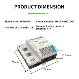 デジタル入力リモートIOモジュールEtherNET/IPPlcプログラミングコントローラ - Product Image 2