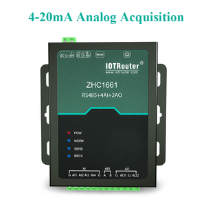 Rs485 AI Iot Gateway RJ45 LAN a Modbus RS485 RTU Ethernet TCP IP con protocolo MQTT 4AI a Rj45 Gateway Datalogger
