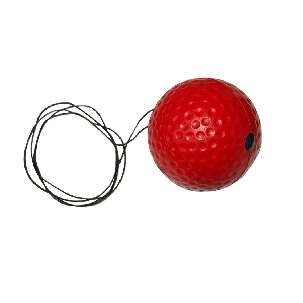 Balle souple rouge simple + fil (bandeau non inclus)