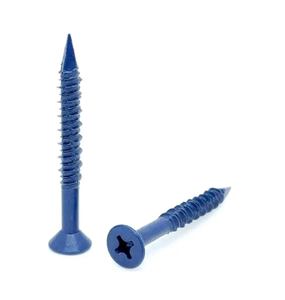 1/4 "x 2-3/4" פילדלפיה ברגי בטון ראש שטוח עם רופרט כחול