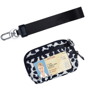 Mais novo Custom Outdoor Sports Portátil Mini Carteira Clara Waterproof Strap Cartão de Crédito Bolsa Coin Pocket Atacado Gancho <span class=keywords><strong>Loop</strong></span> Tapes