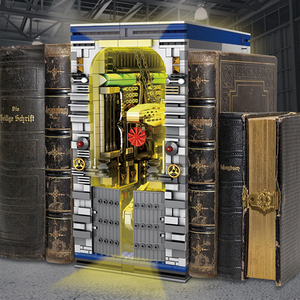 Submarine <strong>Book</strong> File <strong>Science</strong> Fiction Street View <strong>Building</strong> <strong>Blocks</strong> Assembly Decoration Model Educational Toy Gift for Boys Adults - Product Image 6