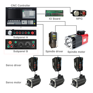 Fanuc-sistema de Control Similar, fresadora CNC de 3 ejes, controlador de máquina de fresado con servomotores