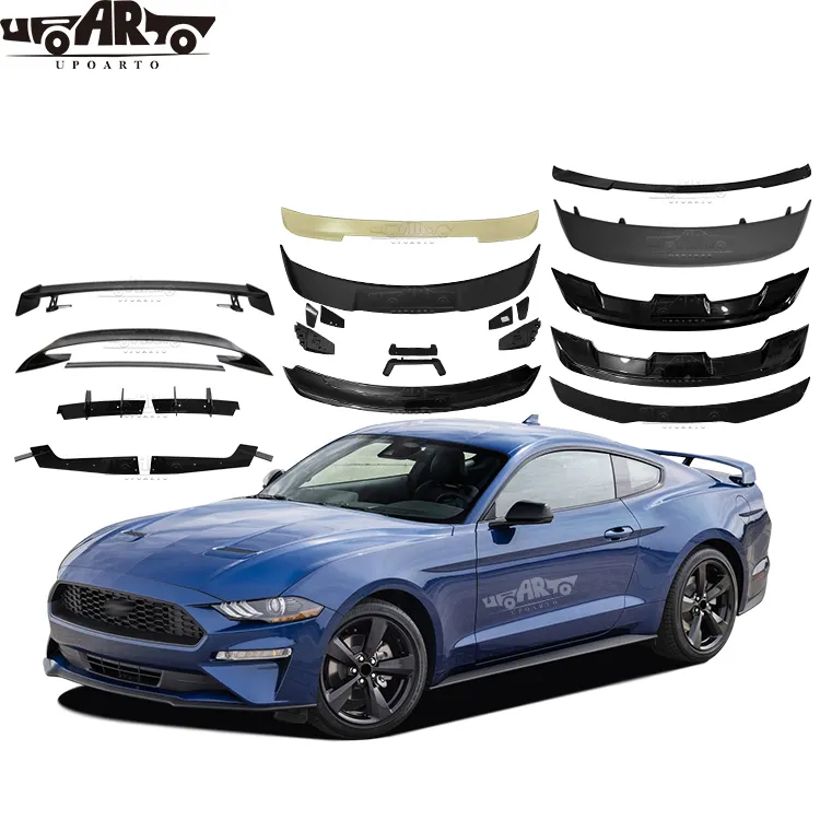 Exterior Accessories Include Rear Roof Window Wing Trunk Spoiler Back Bumper Diffuser For Ford Mustang