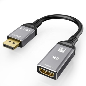 Factory 8K DP <strong>Displayport</strong> Display Port to <strong>HDMI</strong> 2.1 Converter Adapter Cable DP <strong>Displayport</strong> Display Port <strong>HDMI</strong> 2.1 Kabel Adapter - Product Image 1