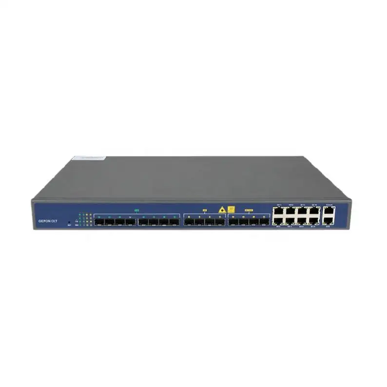 FTTH hat terminali V-SOL V1600G1 GPON OLT 8 PON 10GE uplink ilk satıcı WEB yönetimini destekler