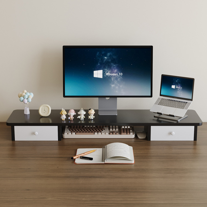 Starry Black Double Drawer Style 110*24*10cm