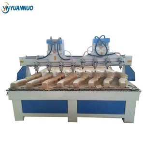 YN High Quality Low Price Multi Heads 4 Axis Rolling Wood Working Rotary Device Axis <strong>Cnc</strong> Kit Engraving Engraver <strong>Router</strong> Machine - Product Image 2