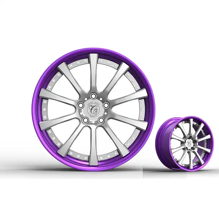 Custom Colorful16/18/19/20/21/23 pollici 2 pezzi ruote forgiate 5x112 5x120 forma pentagramma Sport cerchio in lega di alluminio