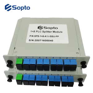 FTTX Fiber Optic <strong>Splitter</strong> Plugin <strong>1</strong>*<strong>8</strong> <strong>Input</strong>/<strong>Output</strong> SC/UPC 1M Length 1x8 Fiber Optic PLC <strong>Splitter</strong> Box - Product Image 2
