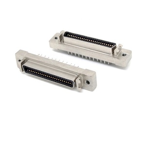 SCSI 50p SCSI 50p MDR nữ Breakout Hội Đồng Quản trị với cáp SCSI-50P thiết bị đầu cuối khối mô-đun bộ chuyển đổi kết nối C45 Din Rail gắn - Product Image 1