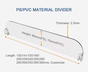 Spring Loaded Plastic Automatic <strong>Shelf</strong> <strong>Pushers</strong> Uk for Convenience Store