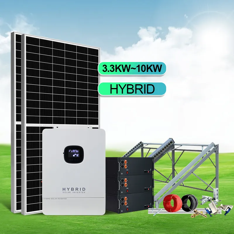 Solarthon 셀 10 Kw 1kw 오프 패널 Pv 키트 패널 그리드 10kw 완전한 세트 에너지 10000 와트 태양 광 인버터 시스템