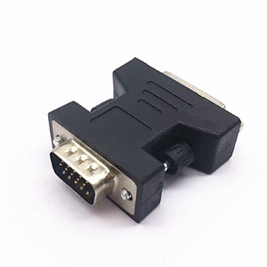 VGA to DVIメスコネクタDVI24 + 5メスto VGAメスアダプタコンピュータグラフィックカード用変換プラグを表示する - Product Image 4