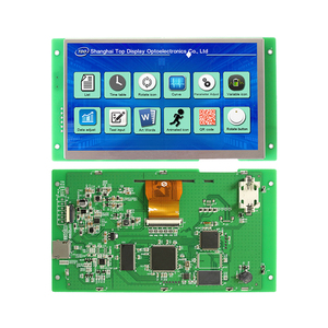 Pantalla lcd IPS de 7 pulgadas 1024x600 programable rs232 uart hmi + Puerto usb - Product Image 1